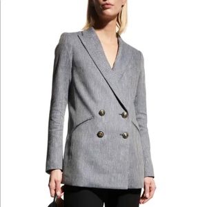 Veronica Beard Blazer NWT Oria Dickey Chevron Jacket Size 10 Double Breasted